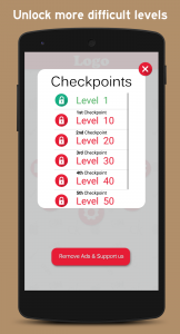 checkpoints screen